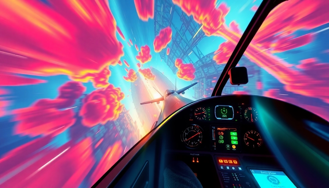 Engaging shot of aviator game online, featuring a pilot navigating through colorful obstacle courses with high-energy visuals and immersive effects for online players.